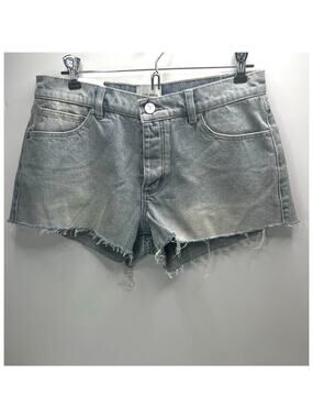 Abrand 99 Baggy Short Jada Cut Off Jean Shorts Light Vintage Blue Women 26 NWT